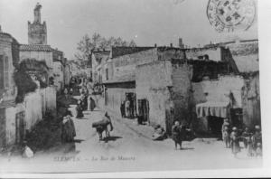 Photo Ancienne de Tlemcen  Rue de Mascara