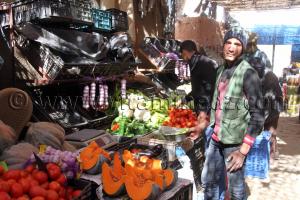 Marché de Tamanrasset très coloré
