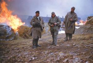 Brûler des mechtas au douar Taouzient  S-Lt Marcel-picard