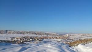 يابوس في فصل الشتاء التلوج تغطي كل شيء تعطيها جمالا على جمال