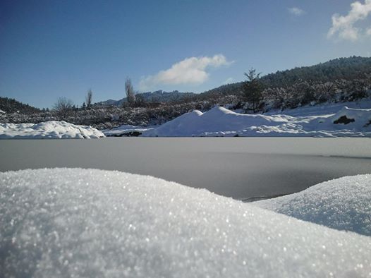 Chélia couverte de neige  Décembre 2013