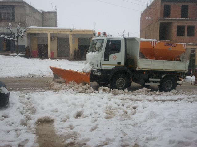 Le village de yabous plein de neige Décembre 2013