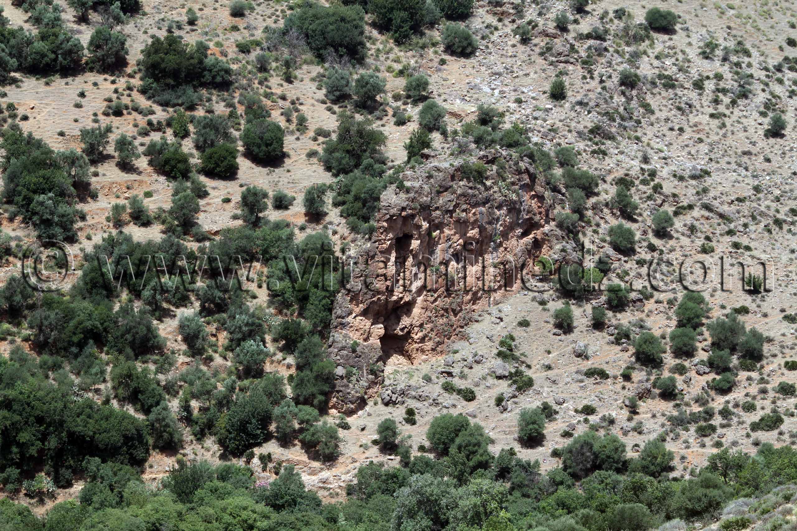 Photo Tlemcen  Grottes sur Oued El Ourit