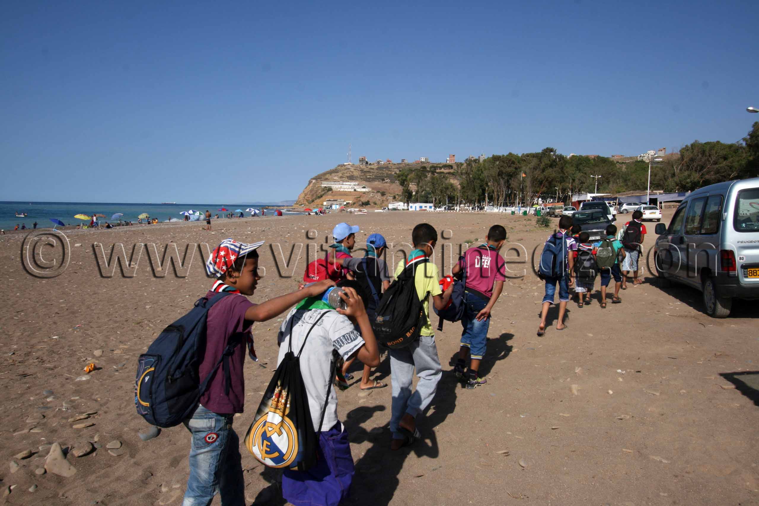 Scouts de Tlemcen à Plage El Bhira