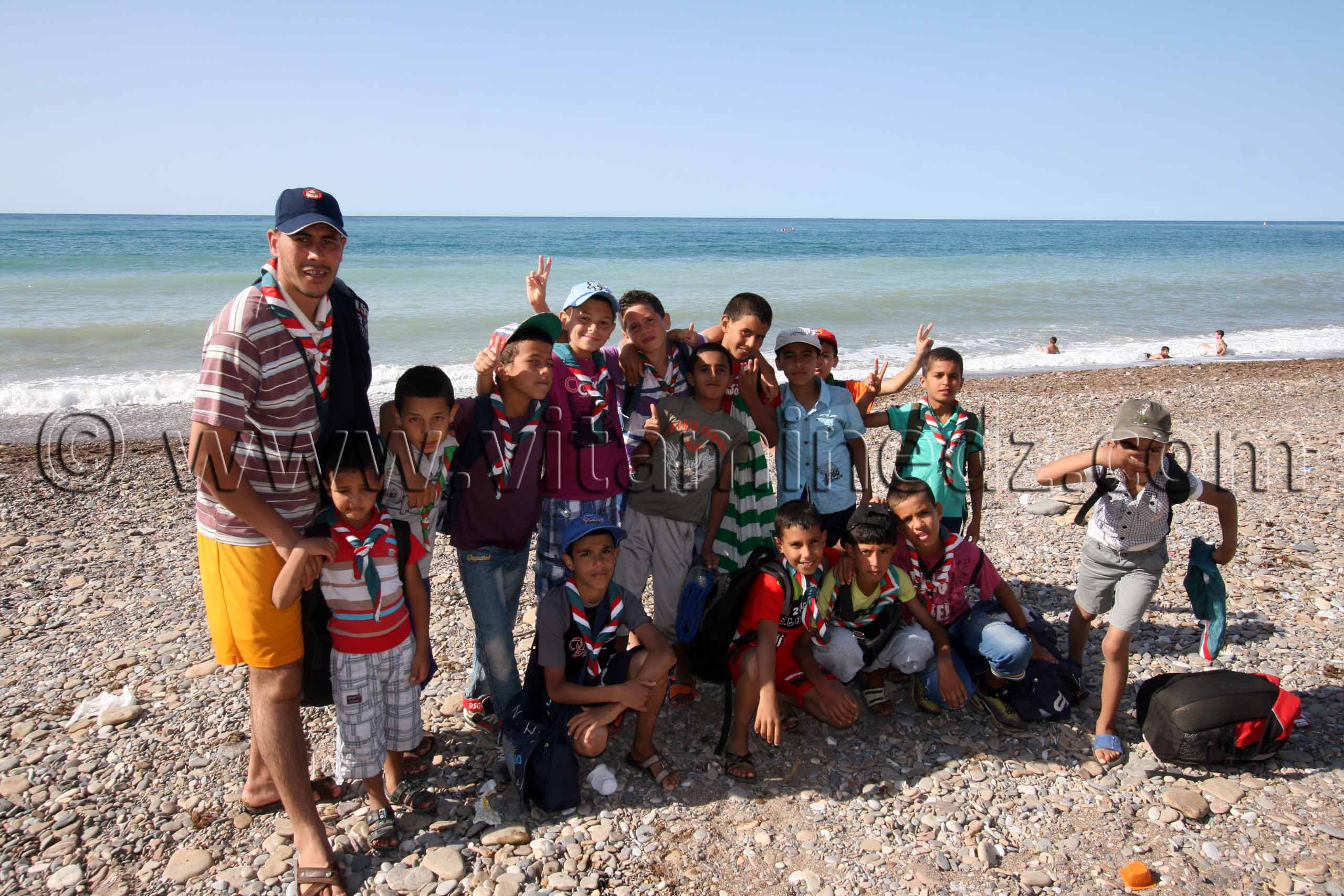Scouts de Tlemcen à Plage El Bhira
