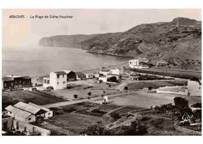 Photo Ancienne de Tlemcen  Plage Sidna Youcha