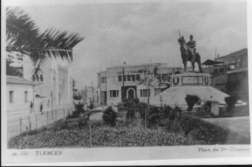 Photo Ancienne de Tlemcen  Place du 2ème chasseur (Blass El 3awd)
