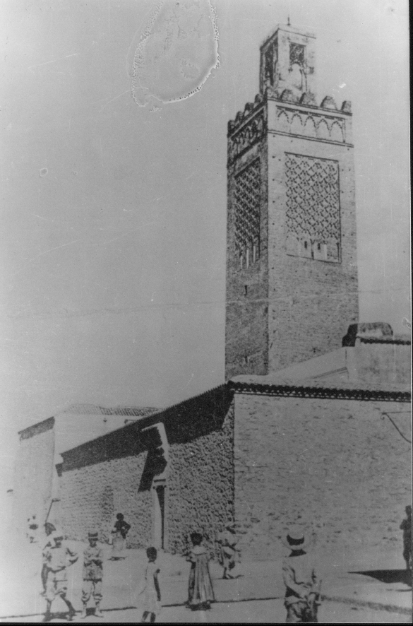 Photo Ancienne de Tlemcen  Photo rare grande mosquée
