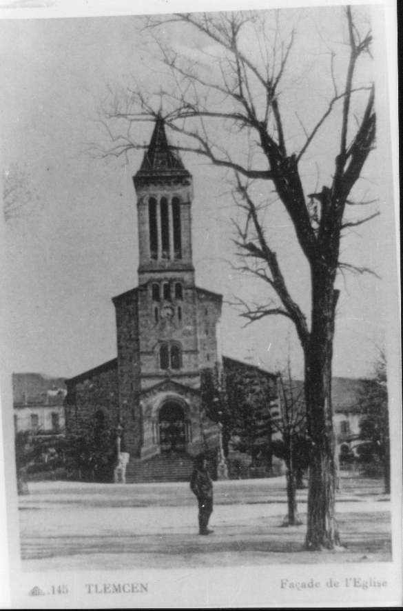 Photo Ancienne de Tlemcen  Eglise Saint Michel