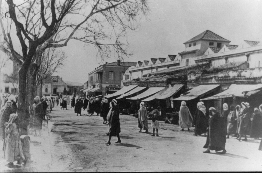 Photo Ancienne de Tlemcen  Le Marché