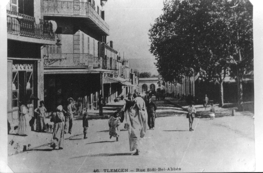 Photo Ancienne de Tlemcen  Rue Sidi Bel abbes