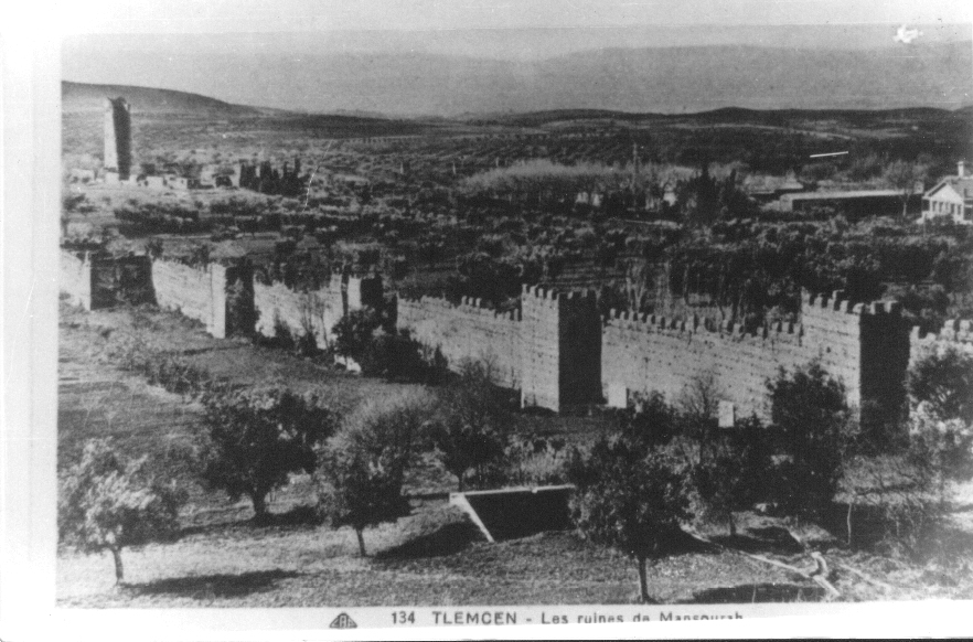 Photo Ancienne de Tlemcen  Enceinte de Mansourah