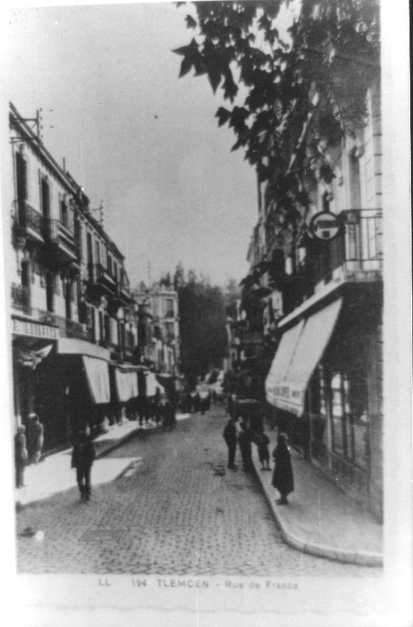 Photo Ancienne de Tlemcen  Rue de France