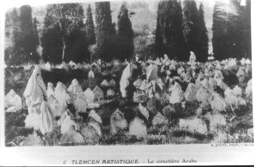 Photo Ancienne de Tlemcen  Cimetière de Sidi Senouci