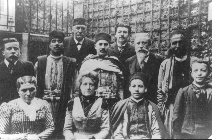 Photo Ancienne de Tlemcen  notables de Tlemcen