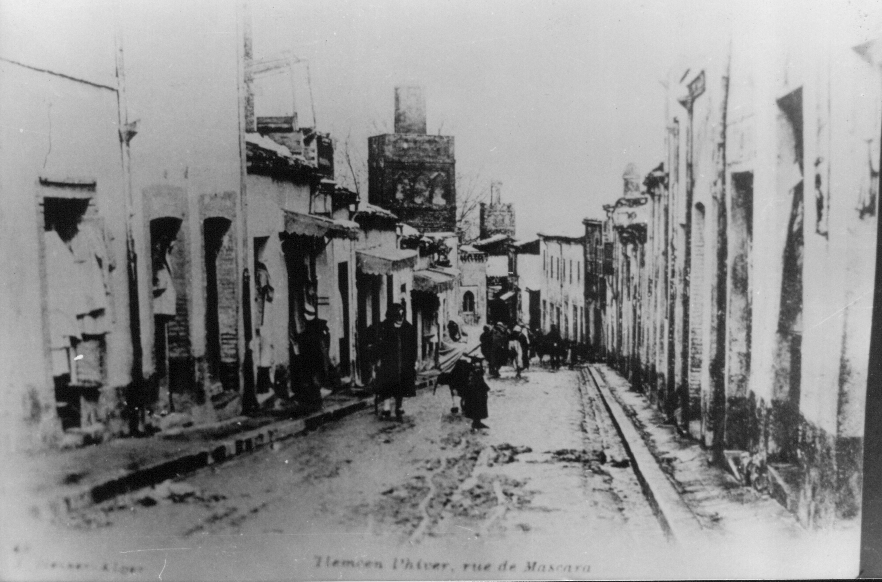 Photo Ancienne de Tlemcen  Rue de Mascara