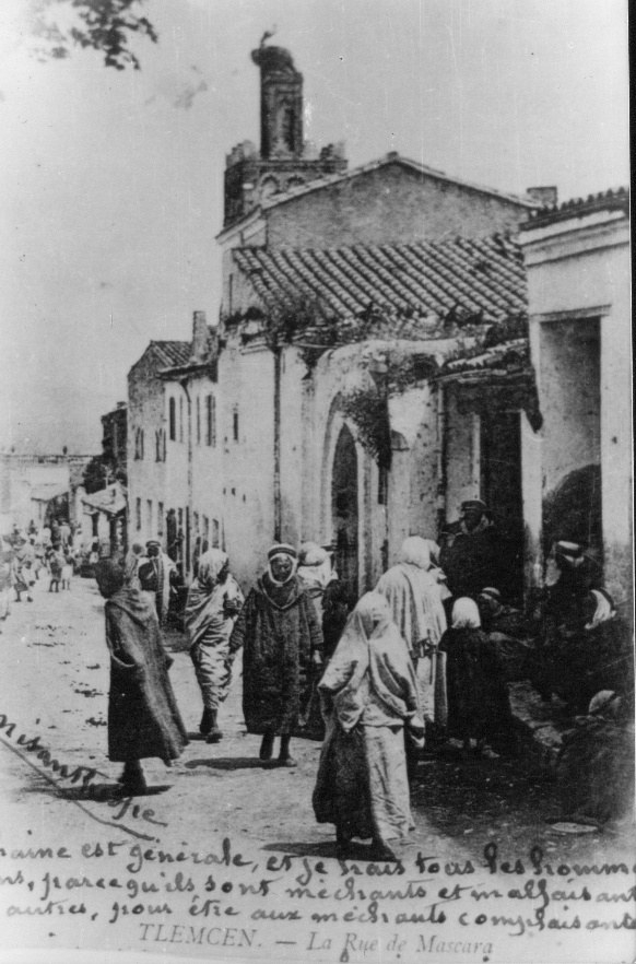 Photo Ancienne de Tlemcen  Rue de Mascara, Mosquée de Sidi Senoussi