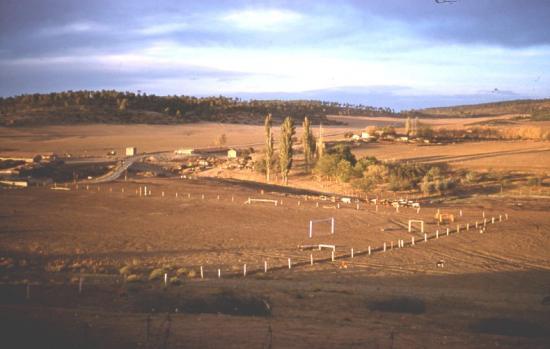 Le terrain de foot-ball de la compagnie  à Ain Mimoun Tamza