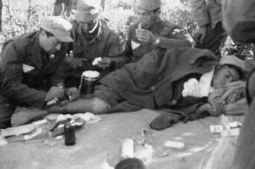 معسكر للتدريب لاعضاء جيش التحرير الوطني غابة بني املول