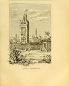 Ancienne porte d\'Oran  Vieux livre relatant l\'Algérie