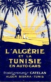Affiche ancienne d\'Algérie, Tunisie et Maroc ... (Publicité, Propagande, Tourisme)