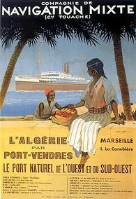 Affiche ancienne d\'Algérie, Tunisie et Maroc ... (Publicité, Propagande, Tourisme)