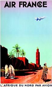 Affiche ancienne d\'Algérie, Tunisie et Maroc ... (Publicité, Propagande, Tourisme)