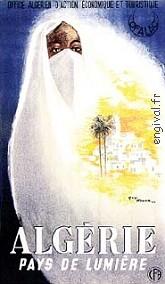 Affiche ancienne d\'Algérie, Tunisie et Maroc ... (Publicité, Propagande, Tourisme)