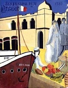 Affiche ancienne d\'Algérie, Tunisie et Maroc ... (Publicité, Propagande, Tourisme)
