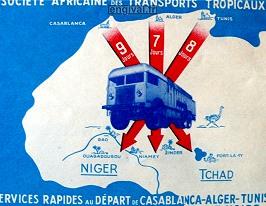 Affiche de la France Coloniale d\'Algérie, Tunisie et Maroc ... (Publicité, Propagande, Tourisme)