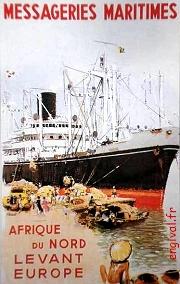 Affiche de la France Coloniale d\'Algérie, Tunisie et Maroc ... (Publicité, Propagande, Tourisme)