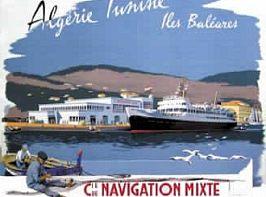 Affiche de la France Coloniale d\'Algérie, Tunisie et Maroc ... (Publicité, Propagande, Tourisme)