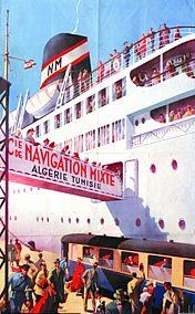 Affiche de la France Coloniale d\'Algérie, Tunisie et Maroc ... (Publicité, Propagande, Tourisme)