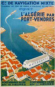 Affiche de la France Coloniale d\'Algérie, Tunisie et Maroc ... (Publicité, Propagande, Tourisme)