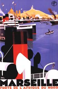 Affiche française de propagande coloniale (Algérie, Tunisie, Maroc)