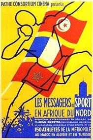 Affiche française de propagande coloniale (Algérie, Tunisie, Maroc)