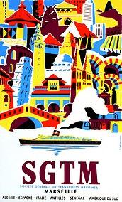 Affiche française de propagande coloniale (Algérie, Tunisie, Maroc)