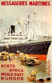 Affiche française de propagande coloniale (Algérie, Tunisie, Maroc)