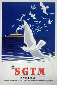 Affiche française de propagande coloniale (Algérie, Tunisie, Maroc)