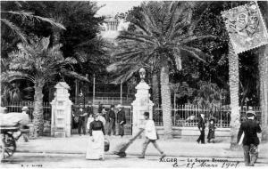 Ancienne photo d\'Alger  Le Square Bresson