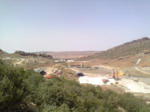 الورشة الكبرى لانجاز مشروع بناء سد فم تاغريست يابوس