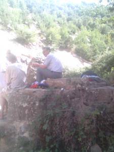 Endroits de baignade dans la rivière d'El Kantina Yabous