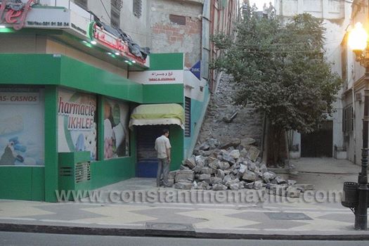 Constantine - Début de réhabilitation des escaliers du Coudiat