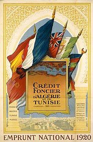 Affiche ancienne d'Algérie, Tunisie et Maroc ... (Publicité, Propagande, Tourisme)