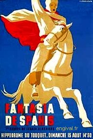 Affiche ancienne d'Algérie, Tunisie et Maroc ... (Publicité, Propagande, Tourisme)