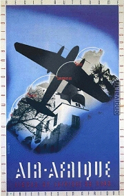 Affiche ancienne d'Algérie, Tunisie et Maroc ... (Publicité, Propagande, Tourisme)