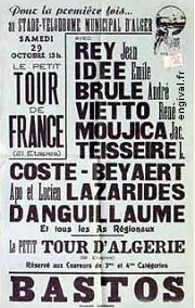 Affiche ancienne d'Algérie, Tunisie et Maroc ... (Publicité, Propagande, Tourisme)