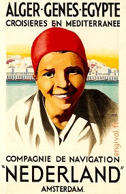Affiche ancienne d'Algérie, Tunisie et Maroc ... (Publicité, Propagande, Tourisme)