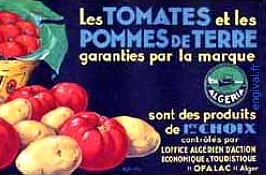 Affiche ancienne d'Algérie, Tunisie et Maroc ... (Publicité, Propagande, Tourisme)