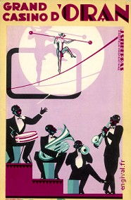 Affiche ancienne d'Algérie, Tunisie et Maroc ... (Publicité, Propagande, Tourisme)